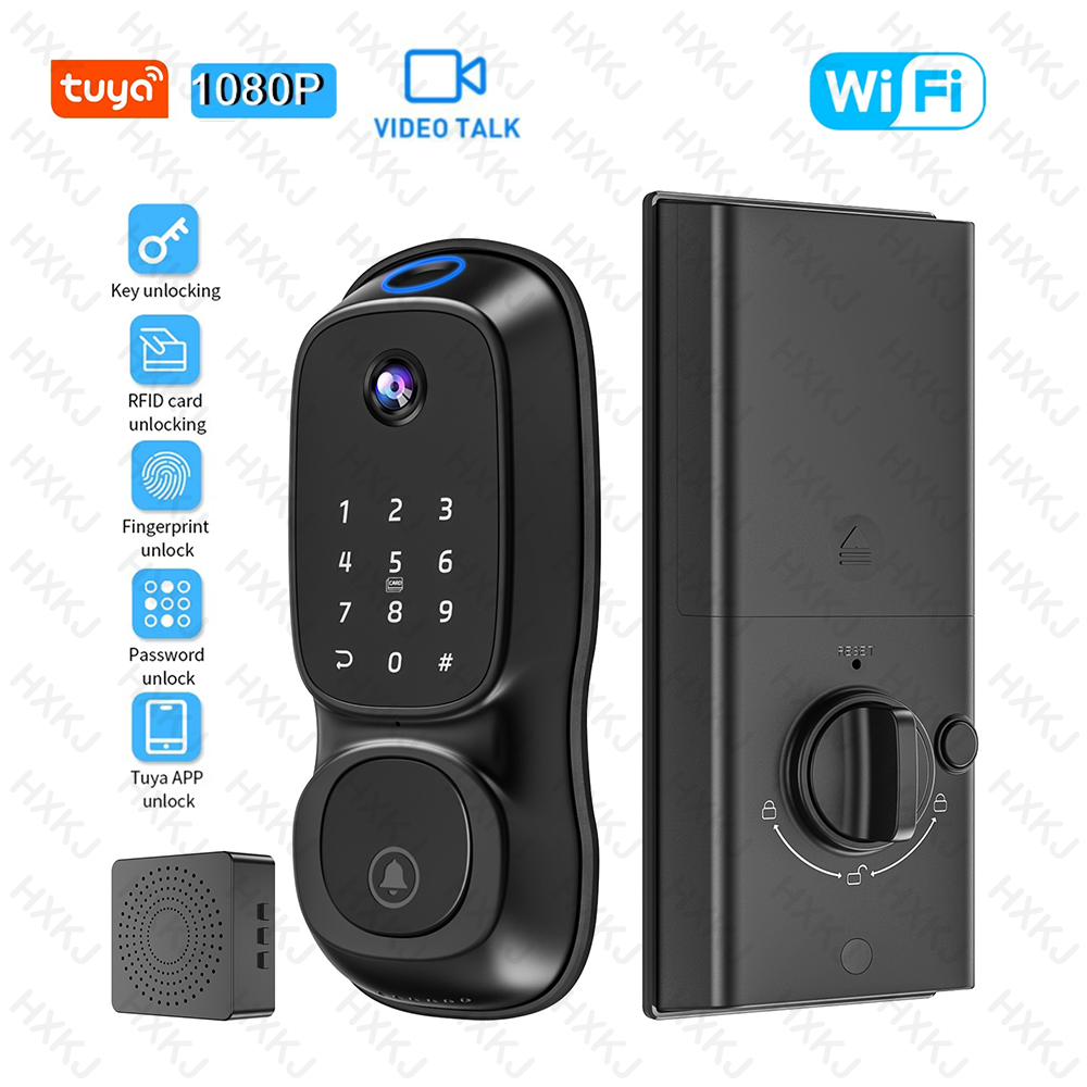 Electronics & Gadgets Starting With T - Tuya Wifi Smart Door Lock ‎Camera