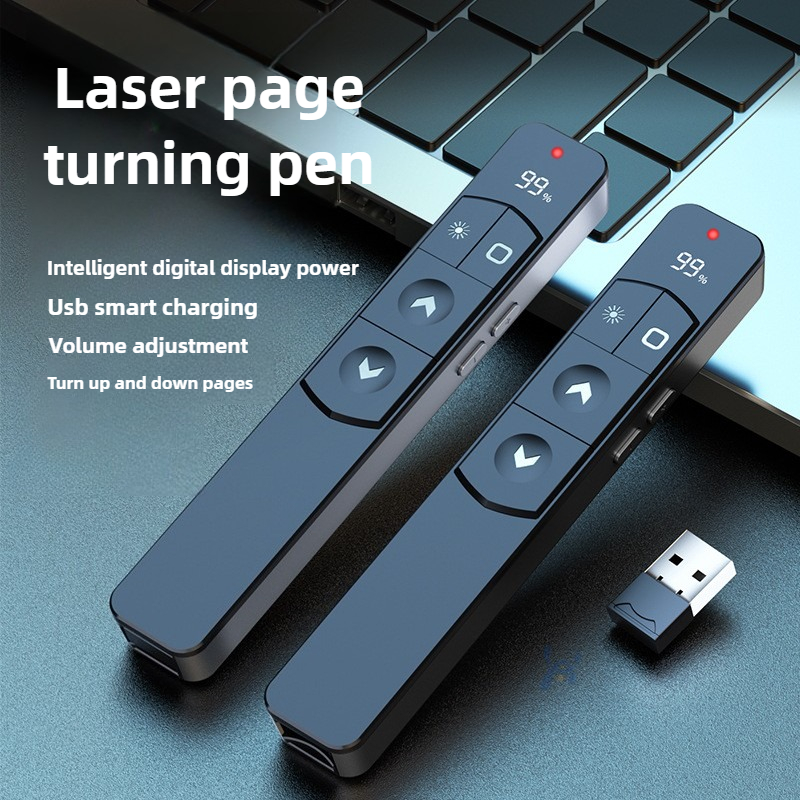 Laser Pointer Presenter - New Wireless Presenter PPT Page Turner