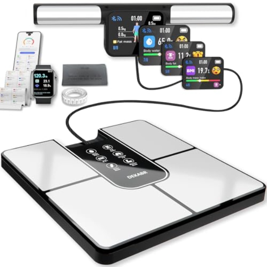 Body Fat Scale Smart - Smart Scale for Home Gym: 8-electrode