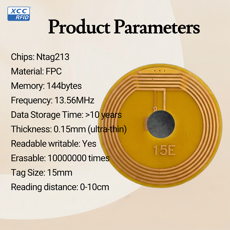 15mm NFC Chip Ntag213 Programm - Nfc Tag Programmable ulasan dan harga