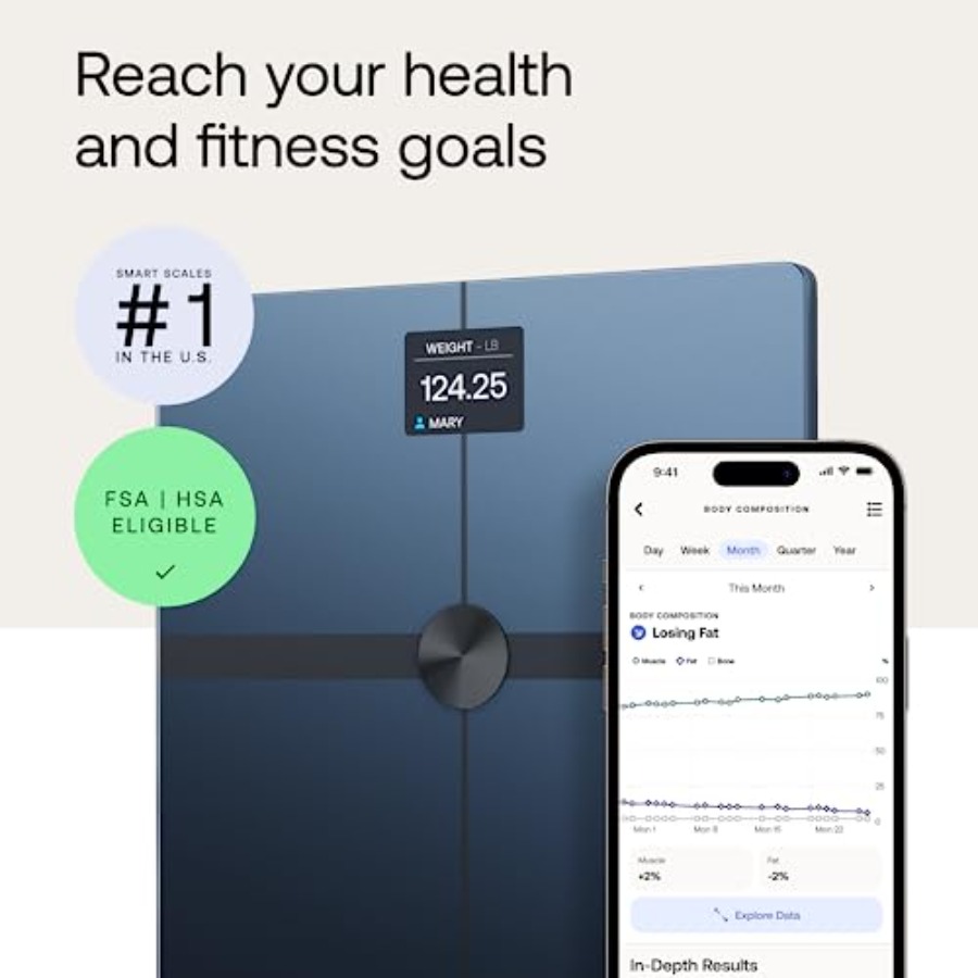 Body Smart scale for home bath - Body Fat Scale Smart ulasan dan harga