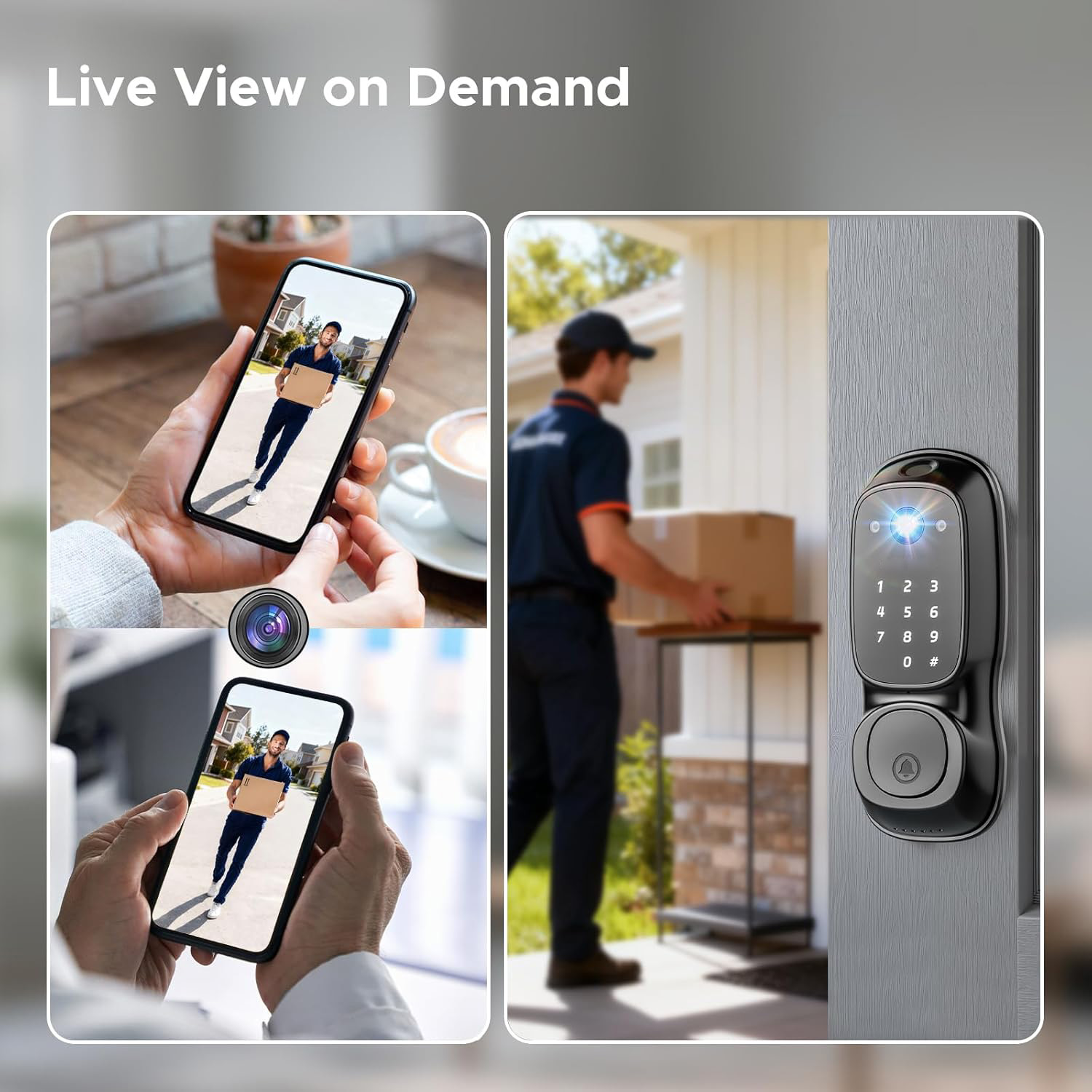 Tuya Wifi Smart Door Lock ‎Cam - Electronics & Gadgets Starting With T ulasan dan harga