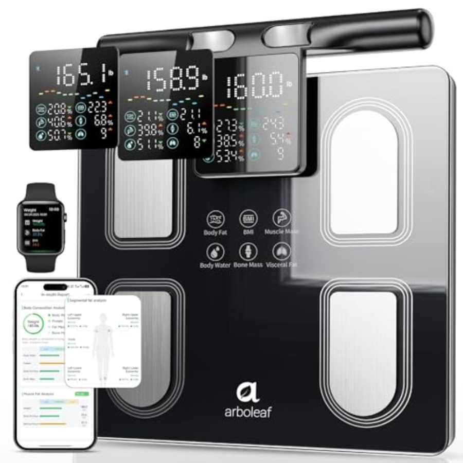 Smart Scale with Handle Displa - Body Fat Scale Smart ulasan dan harga