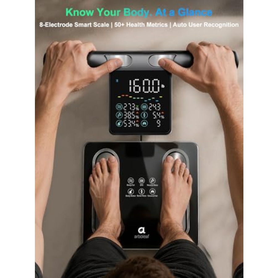 Smart Scale with Handle Displa - Body Fat Scale Smart ulasan dan harga