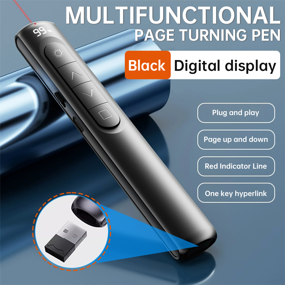 S12 Wireless Presenter Remote  - Laser Pointer Presenter ulasan dan harga