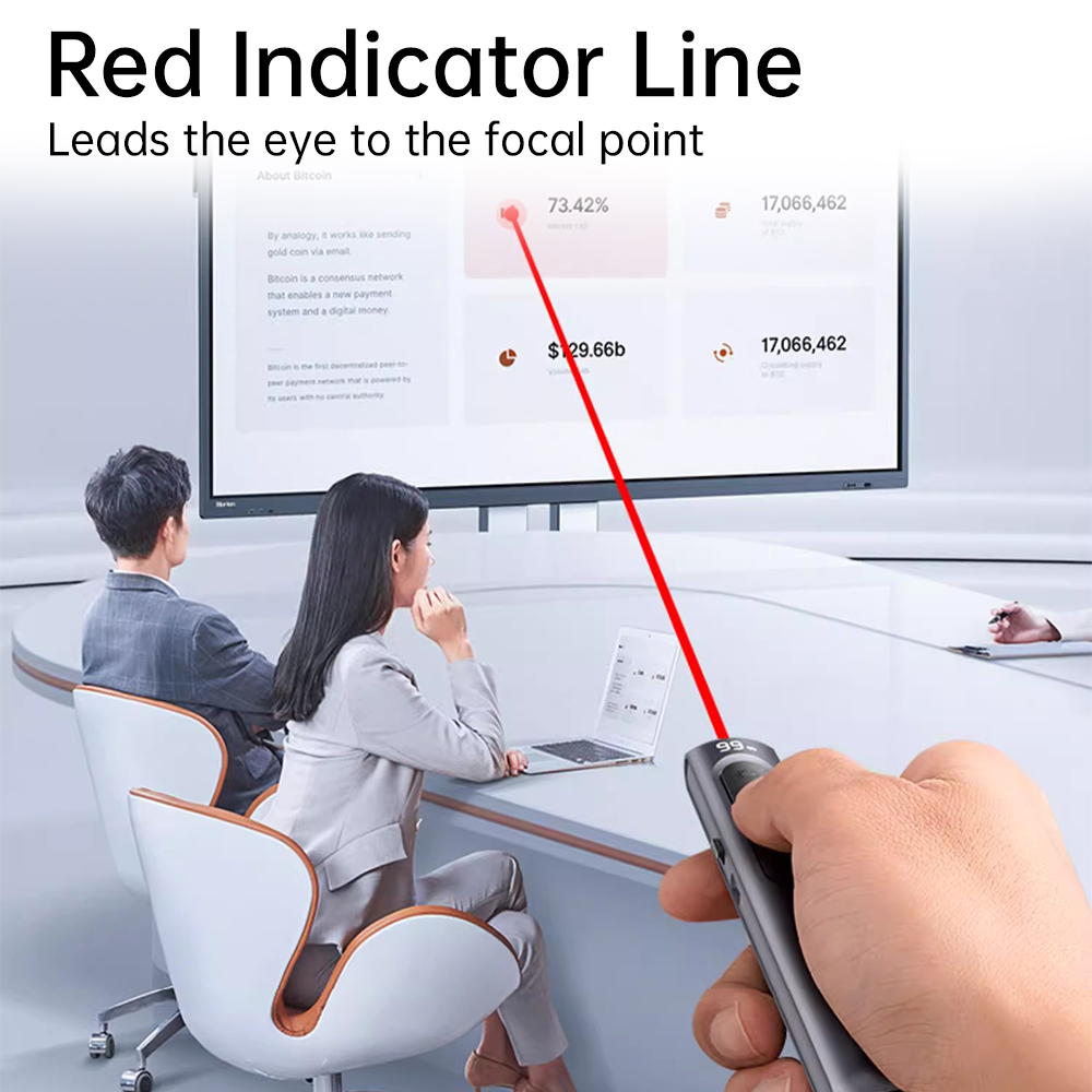 S12 Wireless Presenter Remote  - Laser Pointer Presenter ulasan dan harga