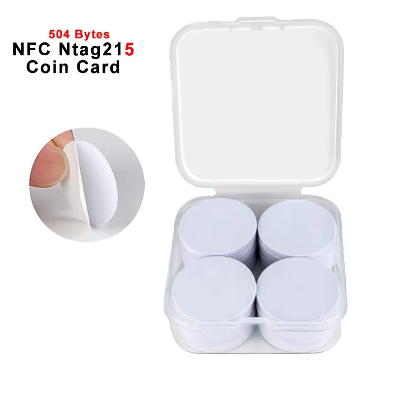 20pcs  13.56MHz Ntag215 NFC Co - Nfc Tag Programmable ulasan dan harga