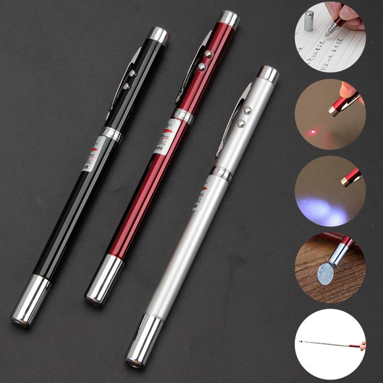 Multipurpose Pen 5 in 1 Metal  - Laser Pointer Presenter ulasan dan harga