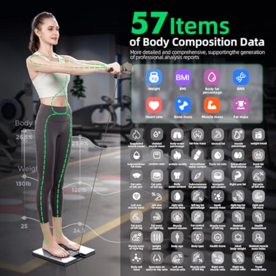 Smart Scale for Home Gym: 8-el - Body Fat Scale Smart ulasan dan harga