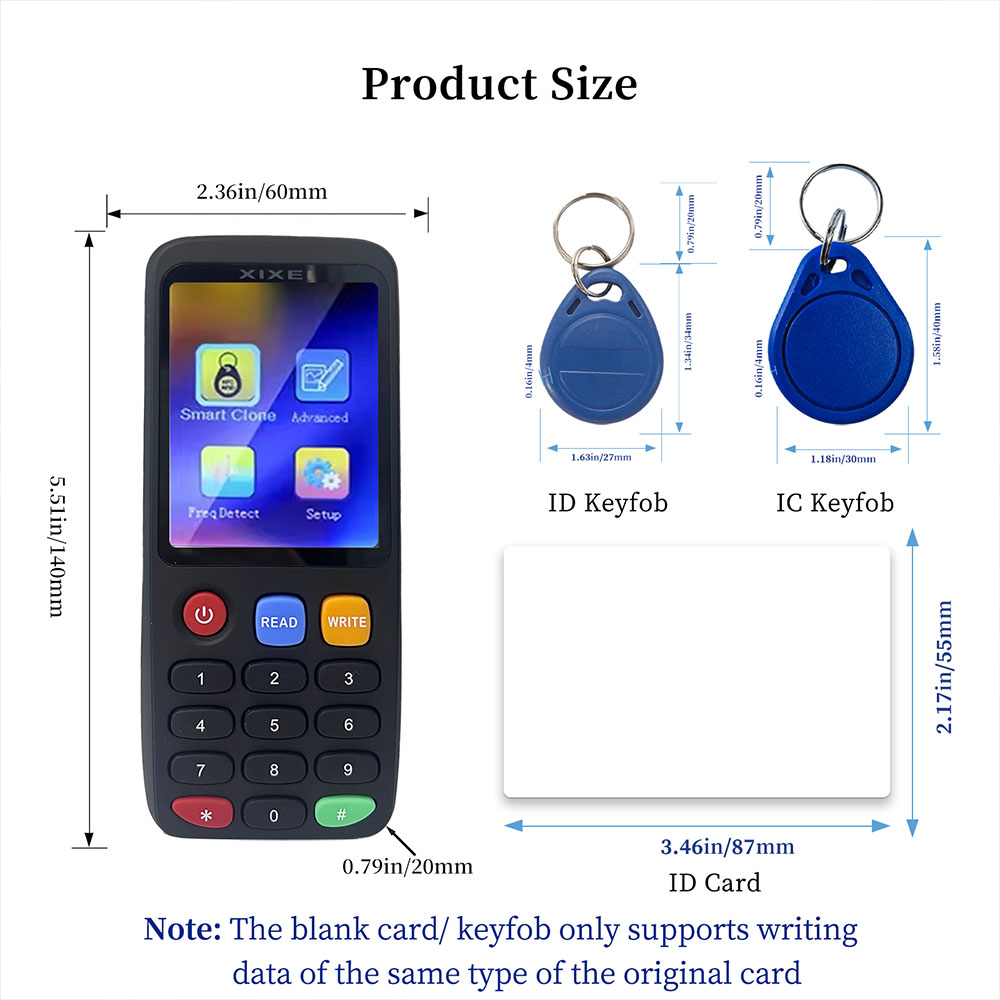 New X7 RFID Tag Card Reader NF - Nfc Tag Programmable ulasan dan harga