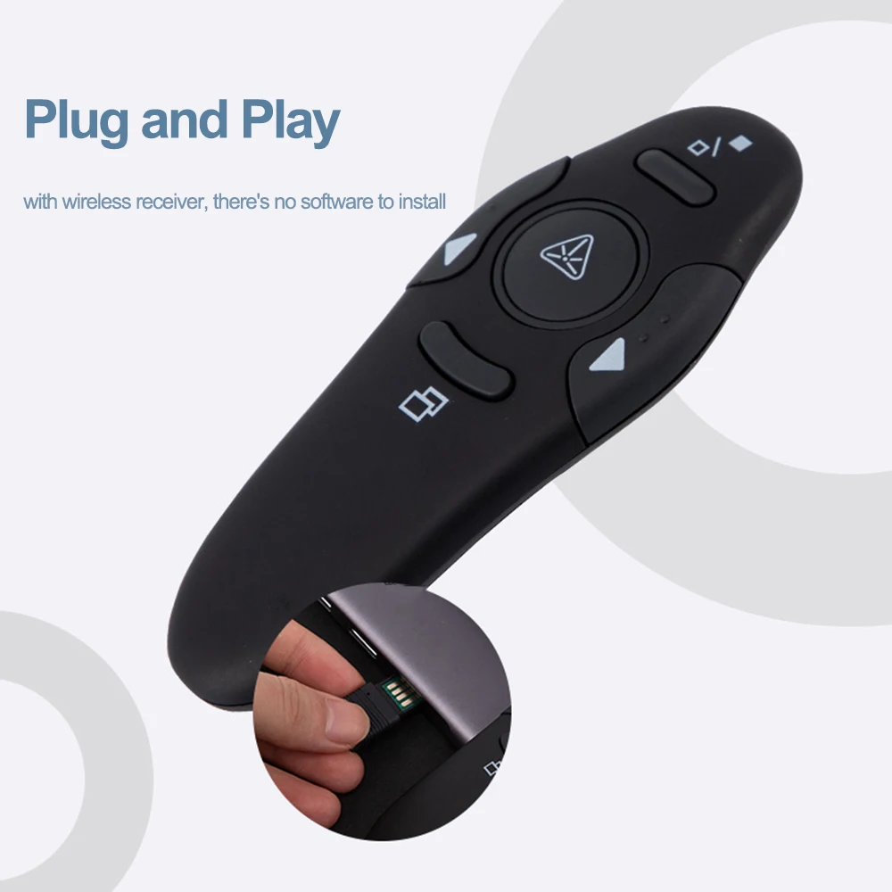 Wireless Presenter PPT Page Tu - Laser Pointer Presenter ulasan dan harga