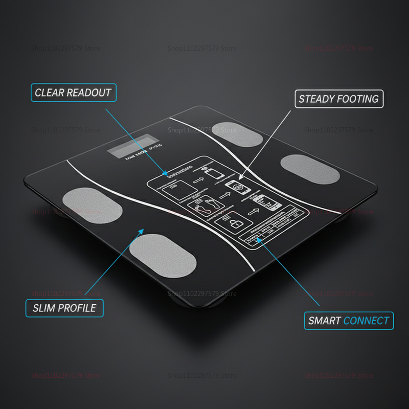 Bluetooth Body Fat Scale Smart - Body Fat Scale Smart ulasan dan harga